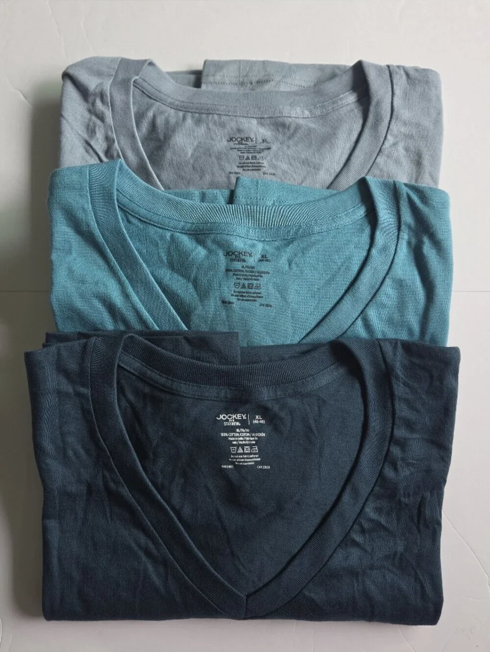 Jockey Classics Men's V-Neck Tee 3-Pack